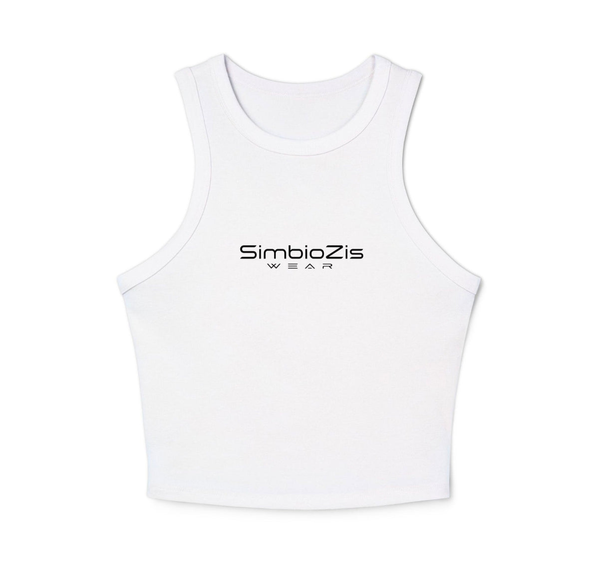 SimbioZis DJ Women's micro rib racer Tank Top | Artist Wear