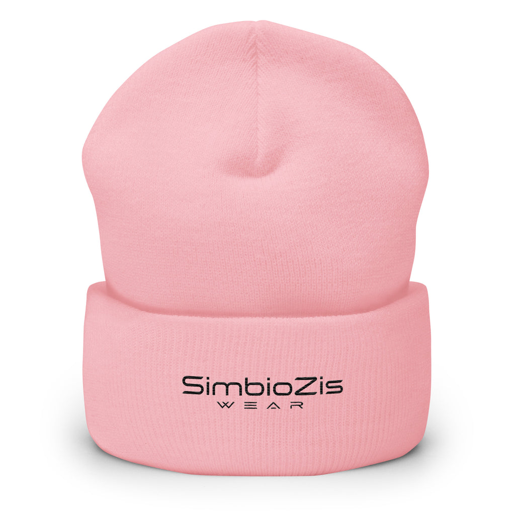 SimbioZis Embroidery DJ Wear Cuffed Beanie | Artist Wear
